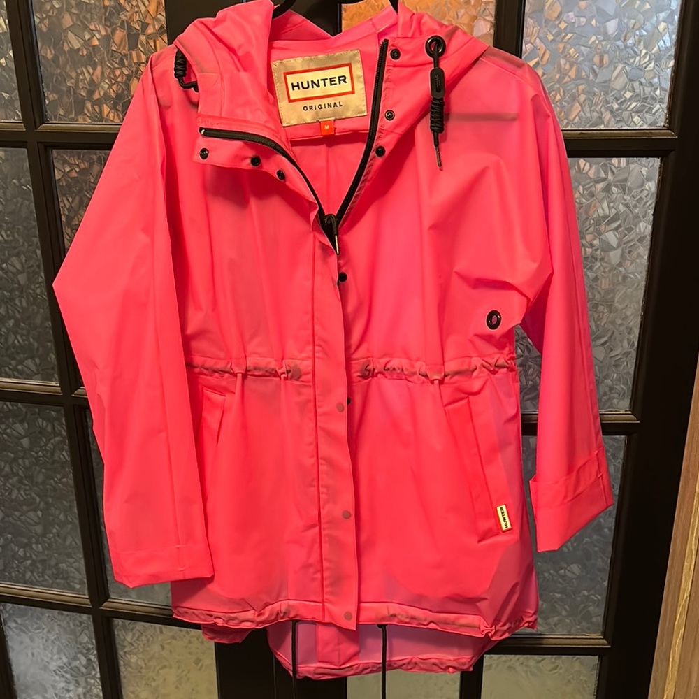 Hunter Kids Bright Pink Raincoat